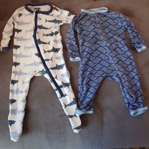 Kickee Pants pajamas 3-6 month